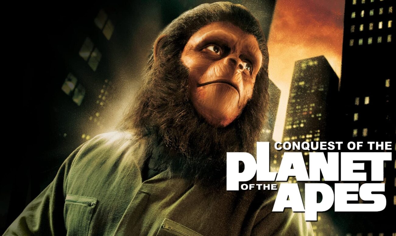 Image from the movie "Conquest of the Planet of the Apes"